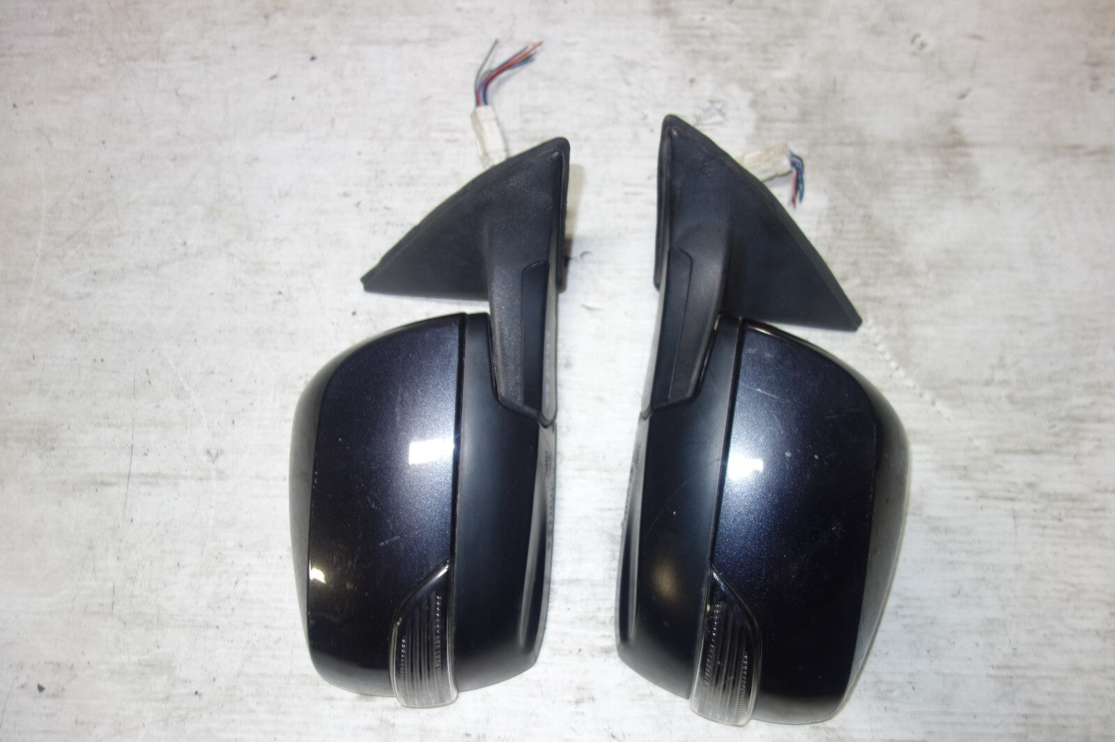 JDM Subaru Legacy Power Folding Door Mirrors Lights With Switch BRM 2010-2014