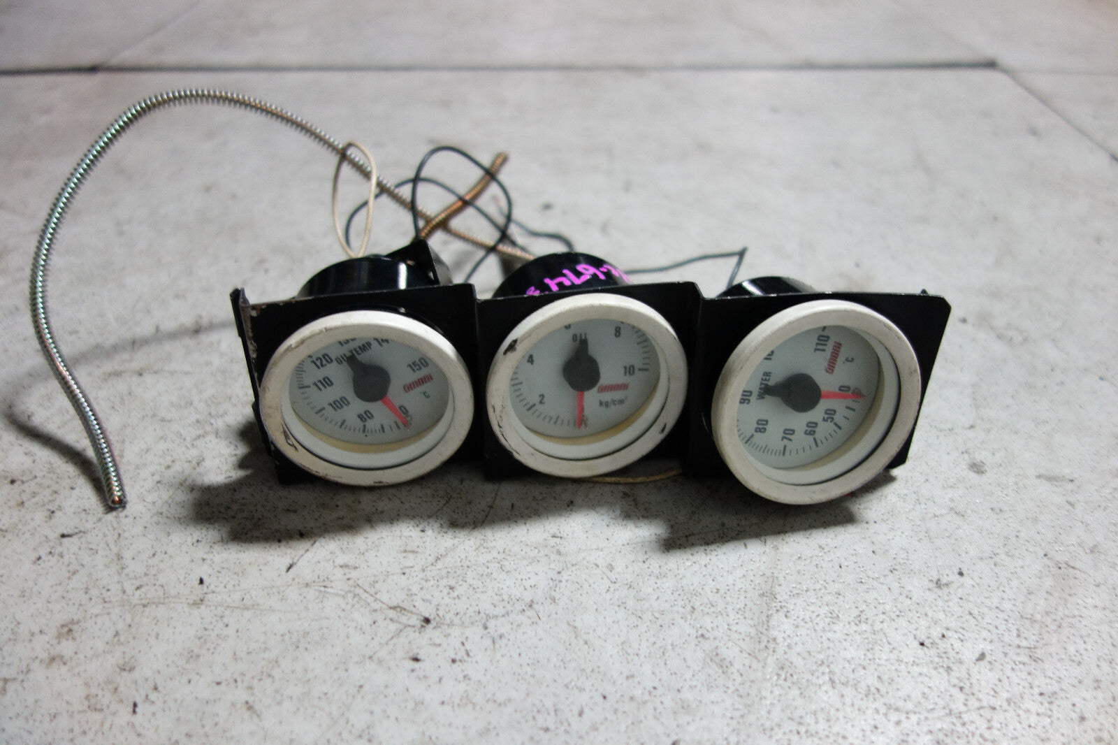 JDM Subaru Impreza WRX STi OMONI GC8 GF8 Triple Gauge Volt Water Oil Temperature