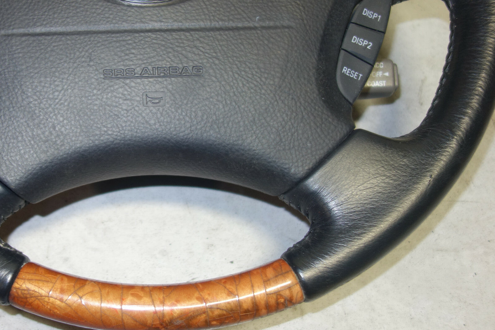 JDM Toyota Celsior / Lexus LS430 Steering Wheel Wood Leather 2001-2006