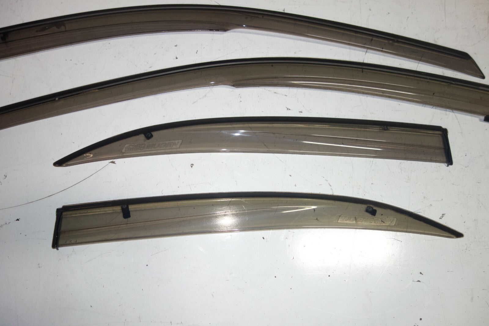 JDM 2005-2008  ACURA RL KB1 MUGEN WINDOW VISORS OEM RAIN GUARDS RARE