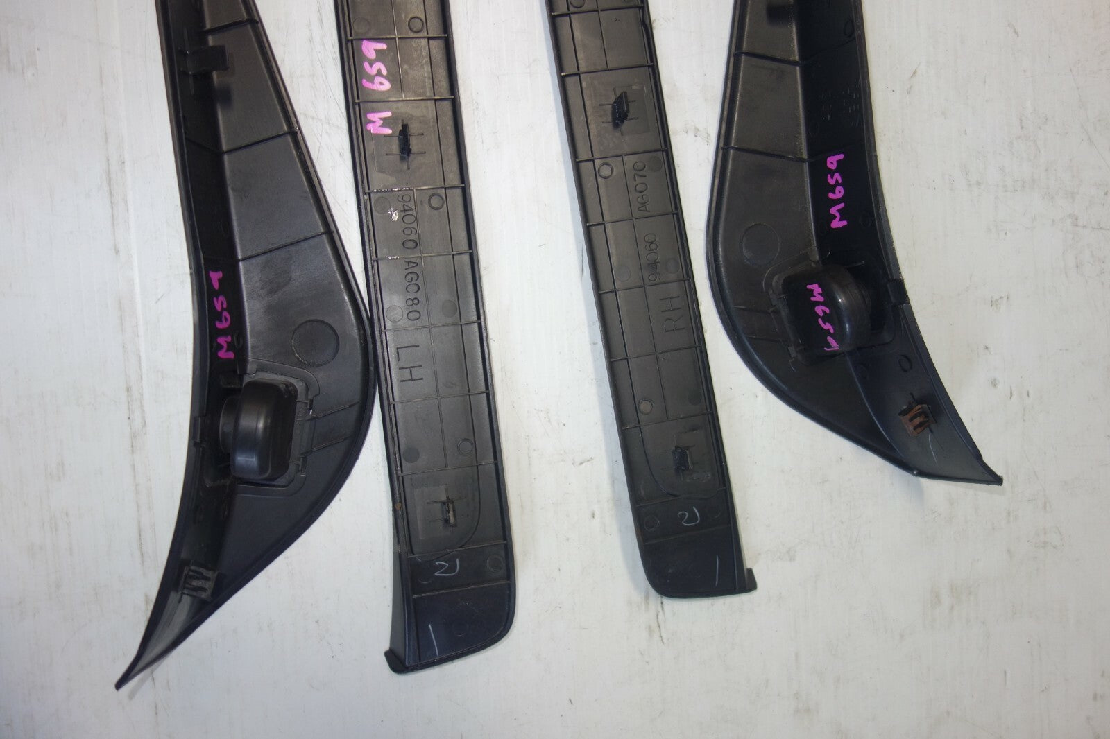 JDM 05-09 GENUINE SUBARU LEGACY B4 OEM DOOR SILLS SCUFF PLATES STEPS SILL