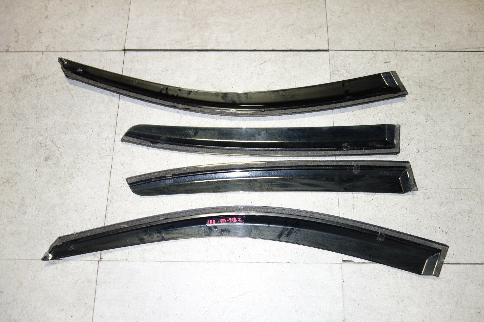 JDM 2008-2012 HONDA INSPIRE ACCORD CP3 WINDOW VISORS OEM RAIN GUARDS RARE