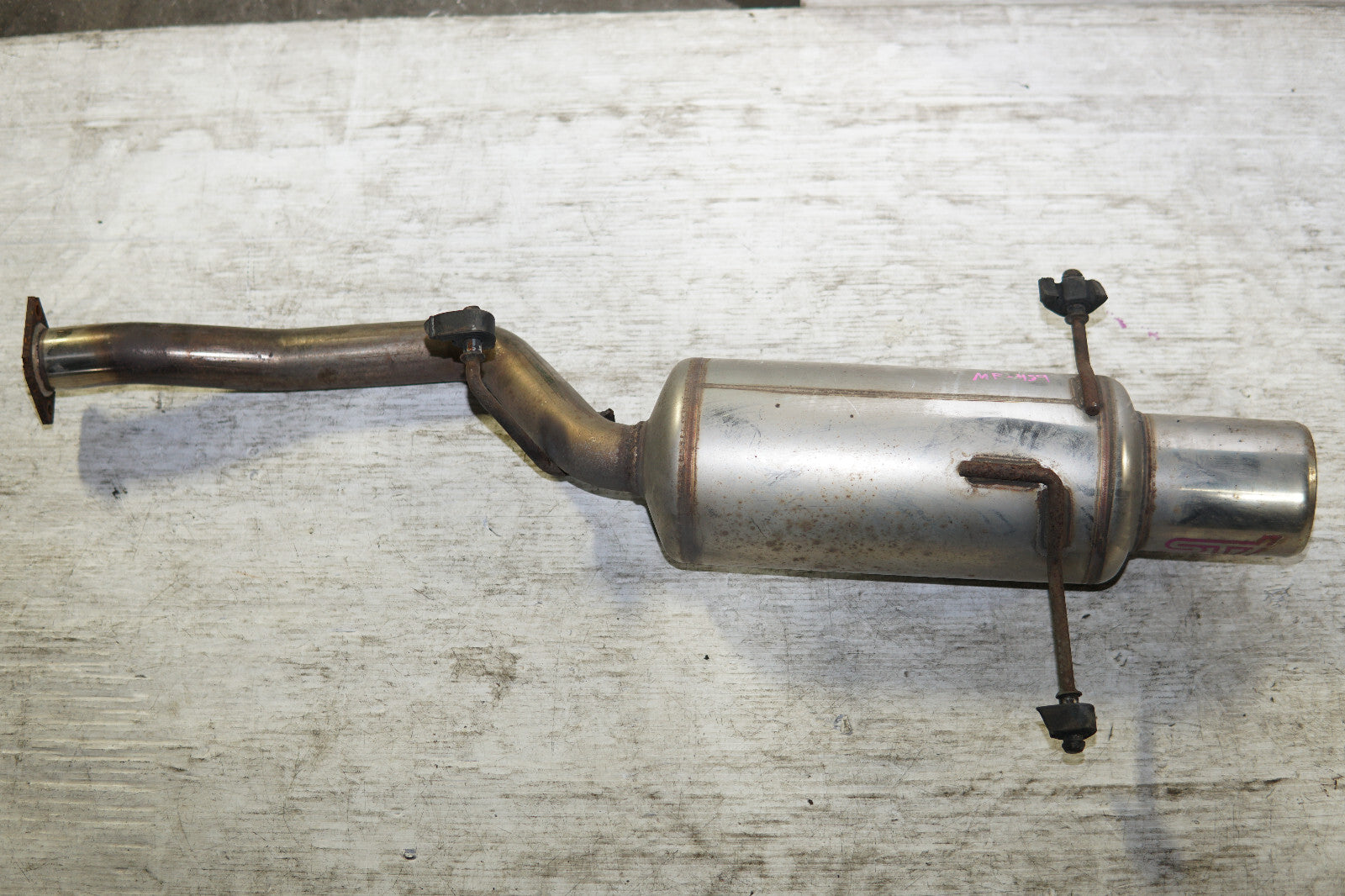 JDM Subaru Impreza WRX STi GENOME Exhaust Muffler Rare GDA GDB 2000-2007 GGA GGB