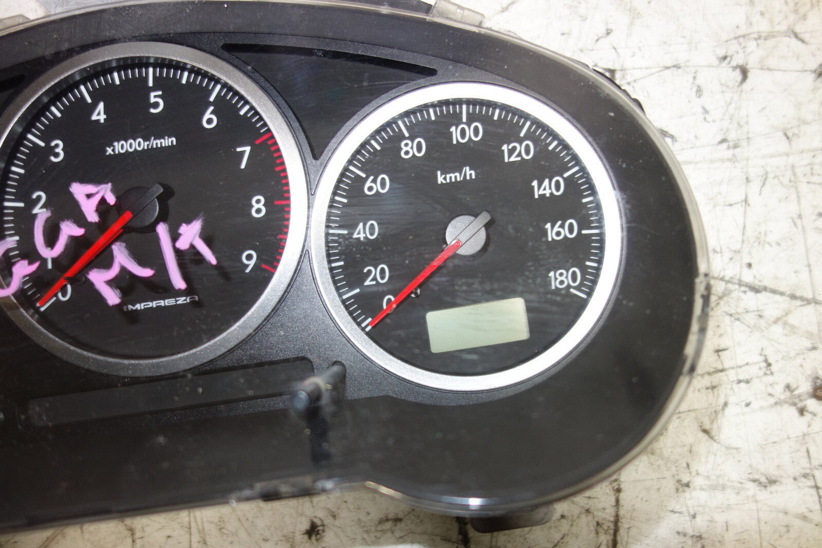 JDM Subaru Impreza WRX Gauge Cluster Manual M/T 5speed Speedometer 2004-2005 V8