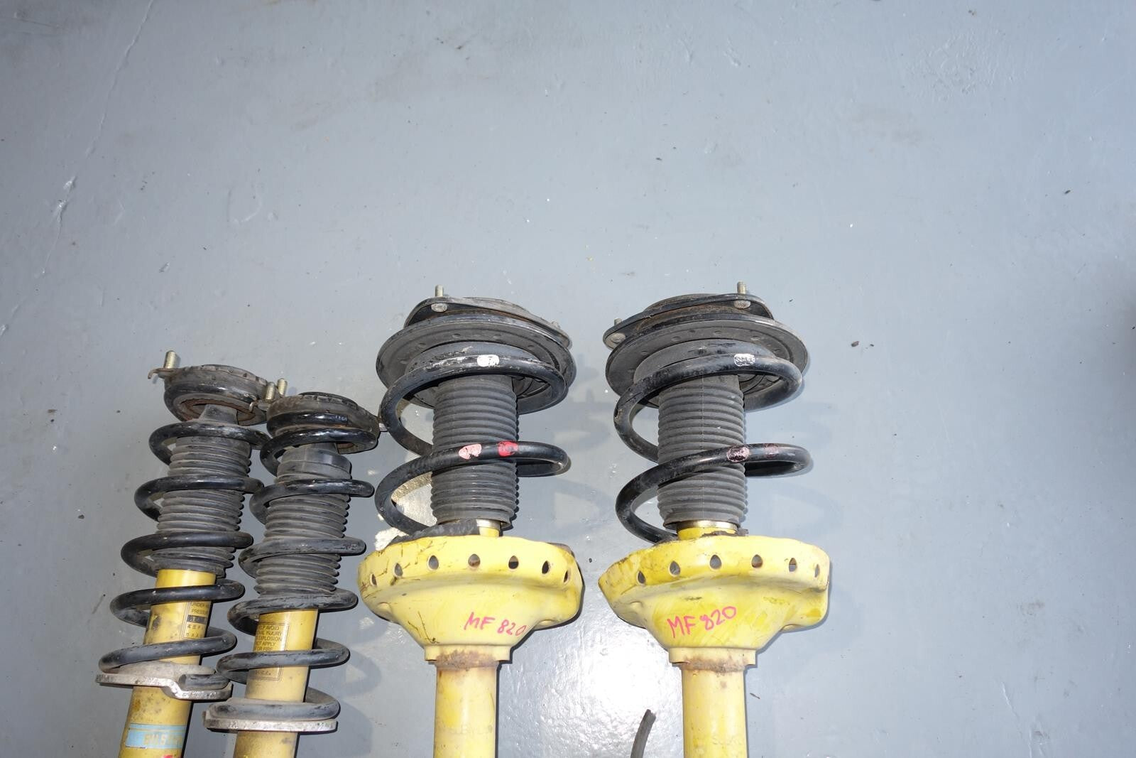 JDM SUBARU LEGACY BILSTEIN SPEC-B SHOCKS FRONT & REAR STRUTS COIL 05-2009 MF-820