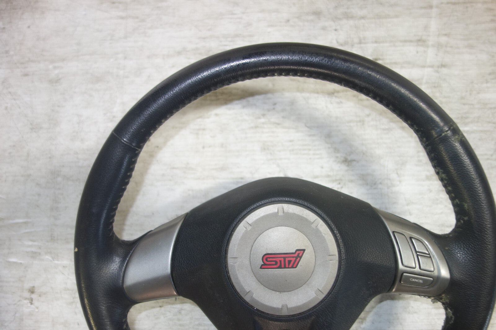 JDM Subaru Impreza WRX STi GR GRB Steering Wheel & Hub 2008-2014 STi V10 GVF