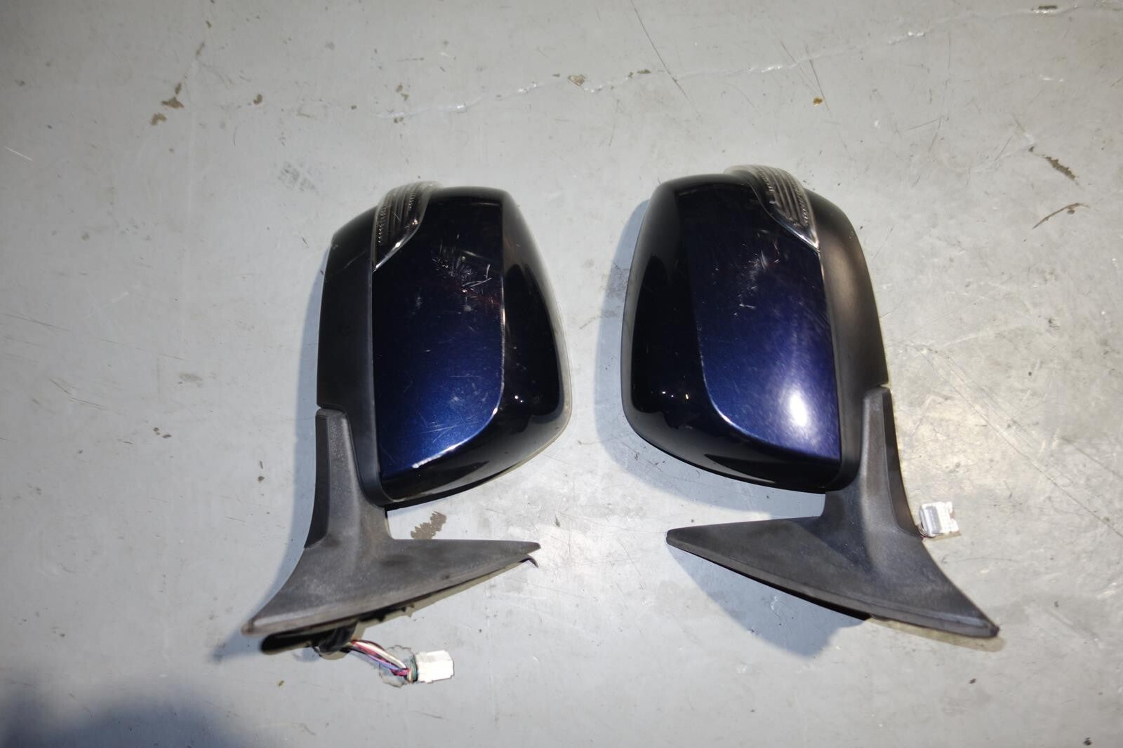 JDM Subaru Legacy Power Folding Door Mirrors Lights With Switch BRM 2010-2014