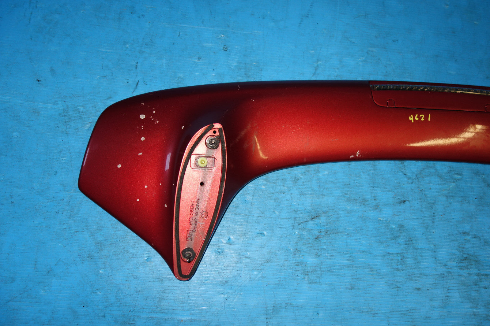 JDM Impreza OEM Stock Rear Spoiler Wing & Brake Light Sedan Orange GDA 2002-2007