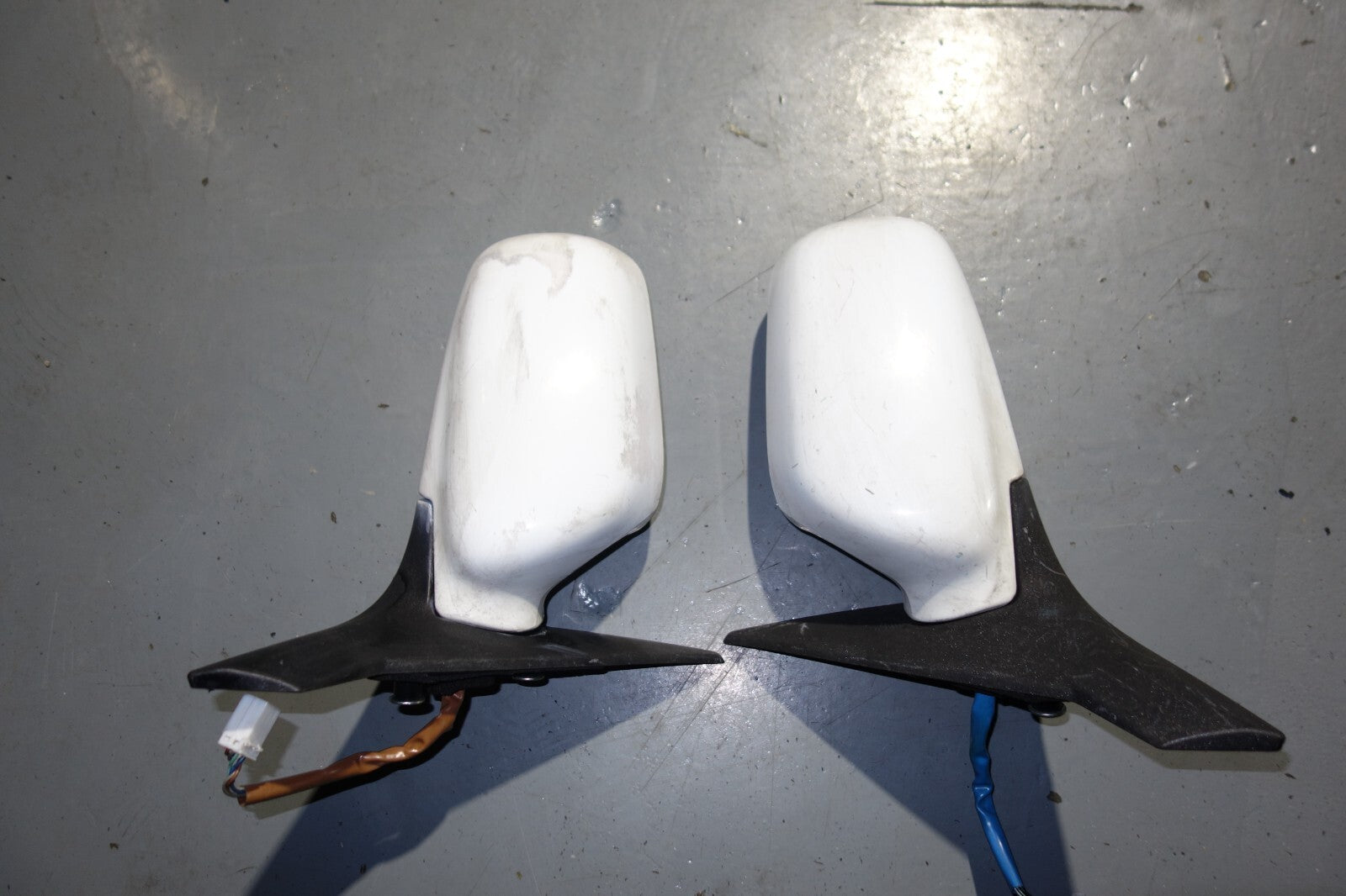 JDM SUBARU IMPREZA WRX STi V7 OEM POWER FOLDING MIRRORS AUTO FLIP 2002-2007