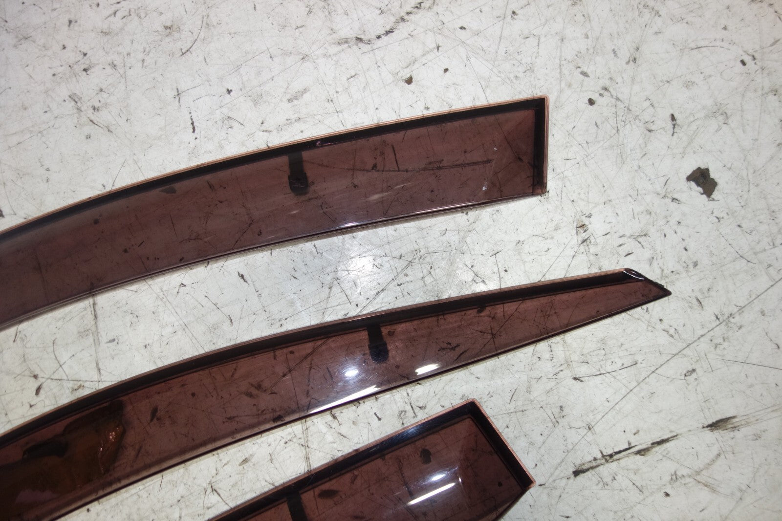 JDM Subaru Impreza WRX STI Window Visors Rain Guards 2008-2014 GRF GRB OEM Japan