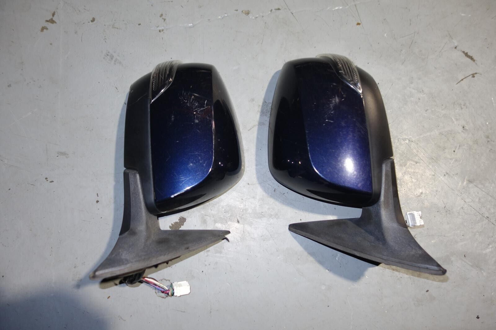 JDM Subaru Legacy Power Folding Door Mirrors Lights With Switch BRM 2010-2014