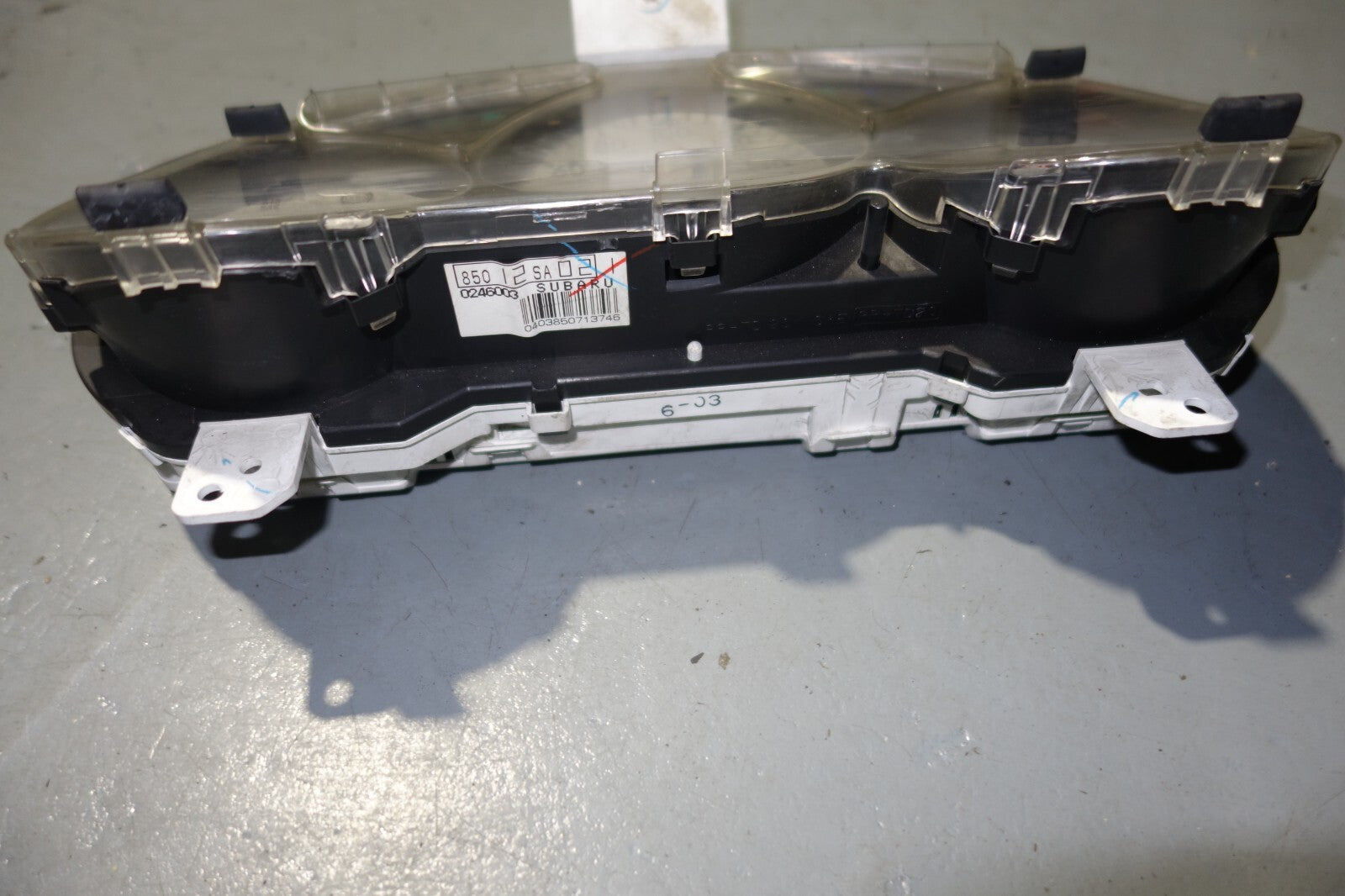 JDM SUBARU FORESTER SG5  MANUAL 5 SPEED GAUGE CLUSTER  SPEEDOMETER 2003-2008