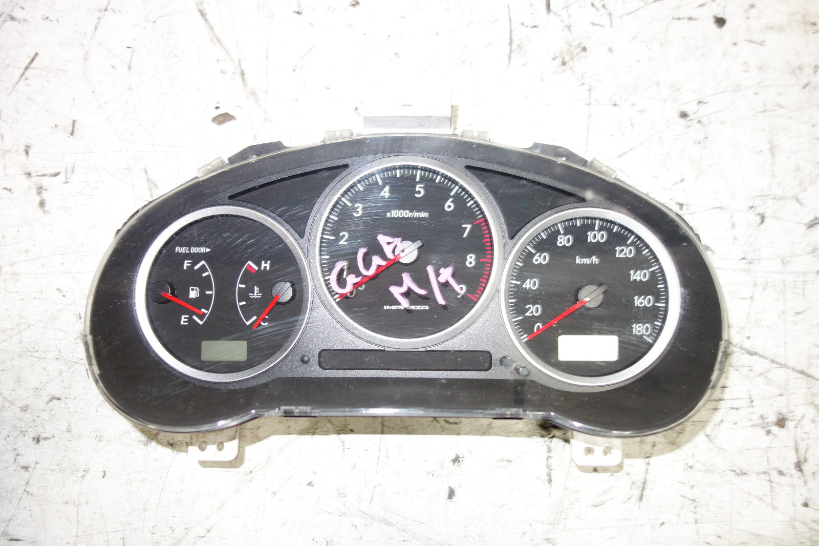 JDM Subaru Impreza WRX Gauge Cluster Manual M/T 5speed Speedometer 2004-2005 V8