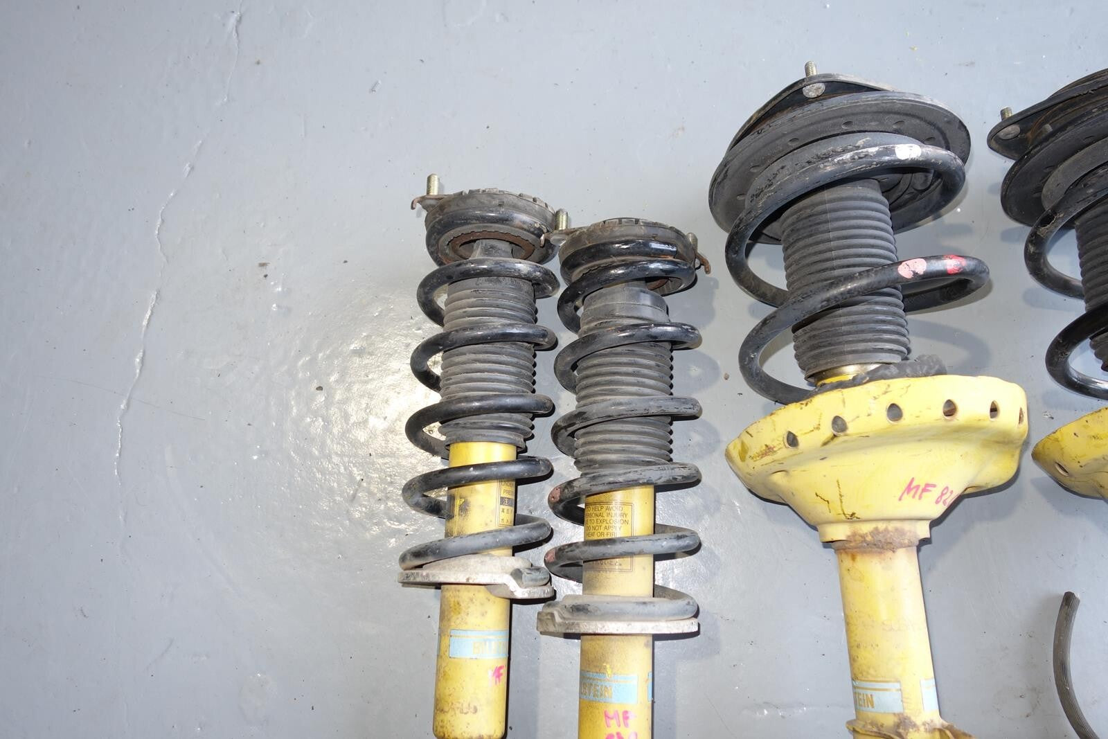 JDM SUBARU LEGACY BILSTEIN SPEC-B SHOCKS FRONT & REAR STRUTS COIL 05-2009 MF-820