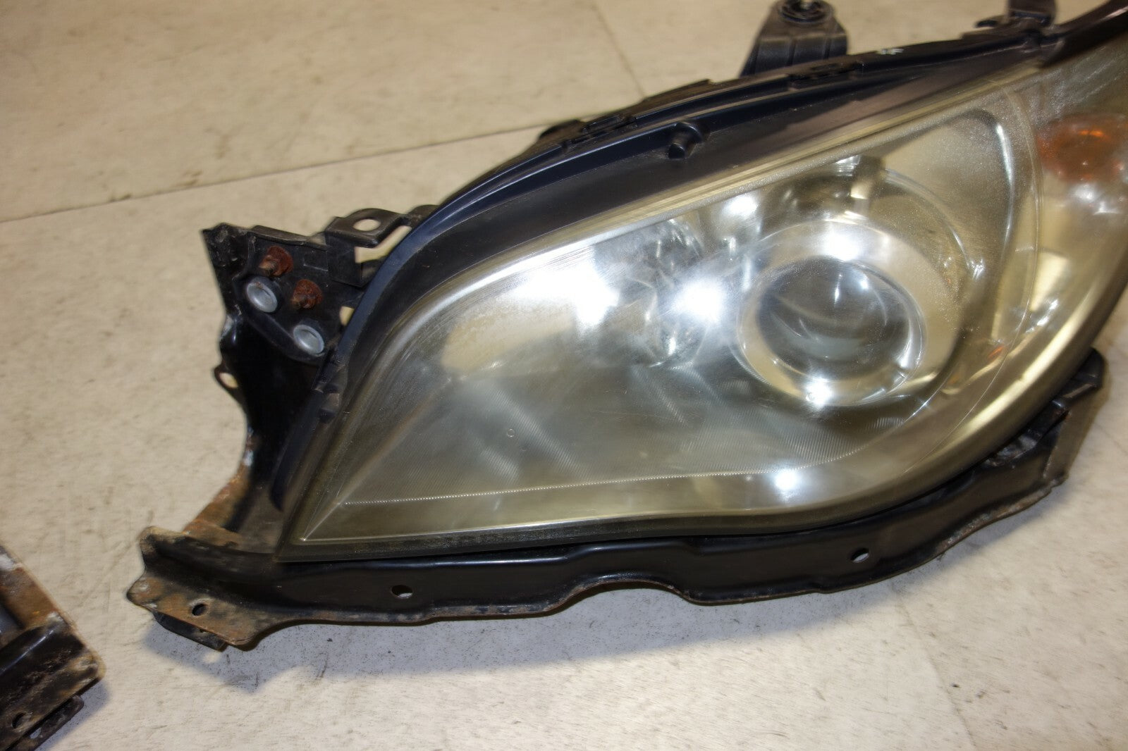 JDM Subaru Impreza WRX Headlights Lamps Lights Hawkeye V9 Clear Corner 2006-2007