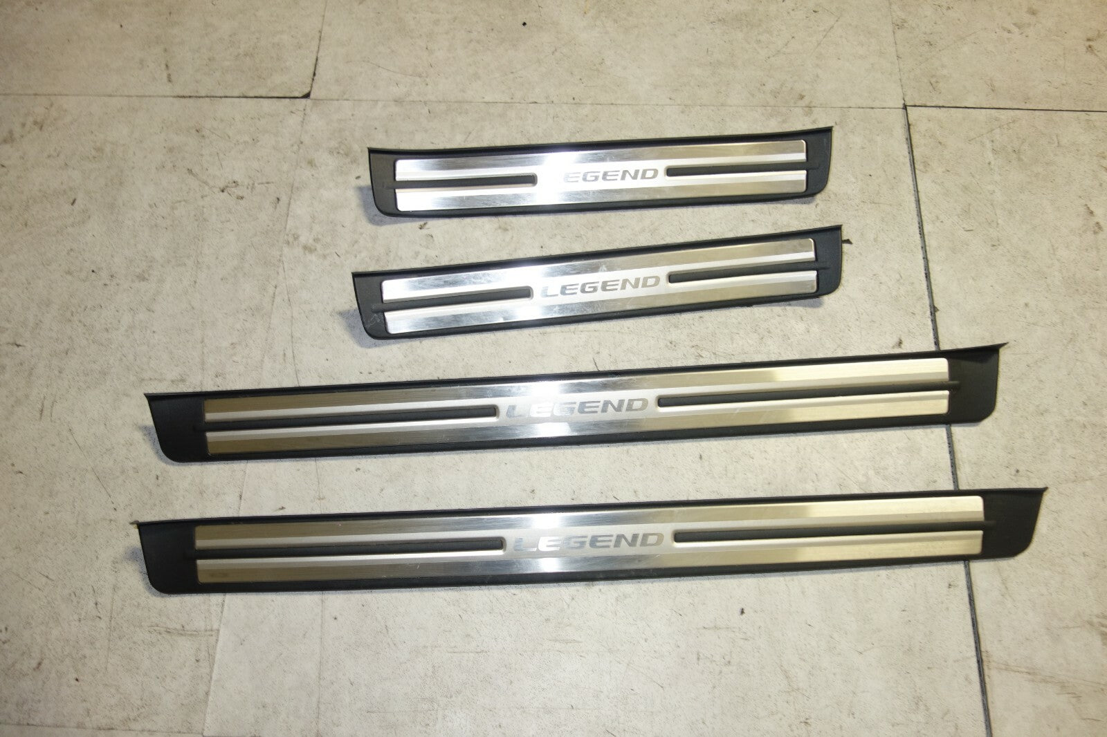 JDM Acura RL Honda Legend OEM Door Sills Scuff Plates Side Steps 2005-2008 KB1