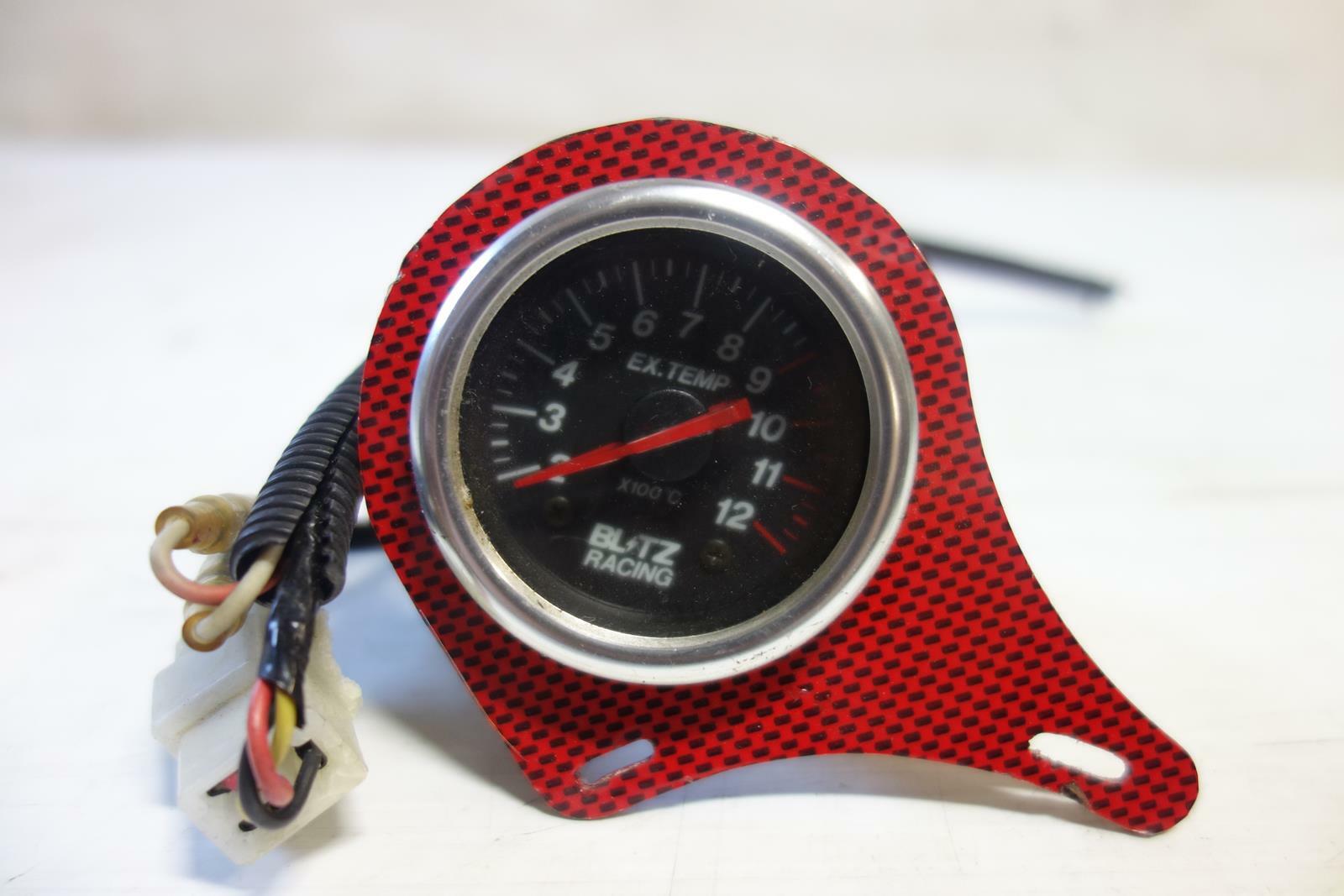 JDM Blitz EX Temp Gauge Universal Fitment WRX STI RX7 240x Supra Lexus 180sx