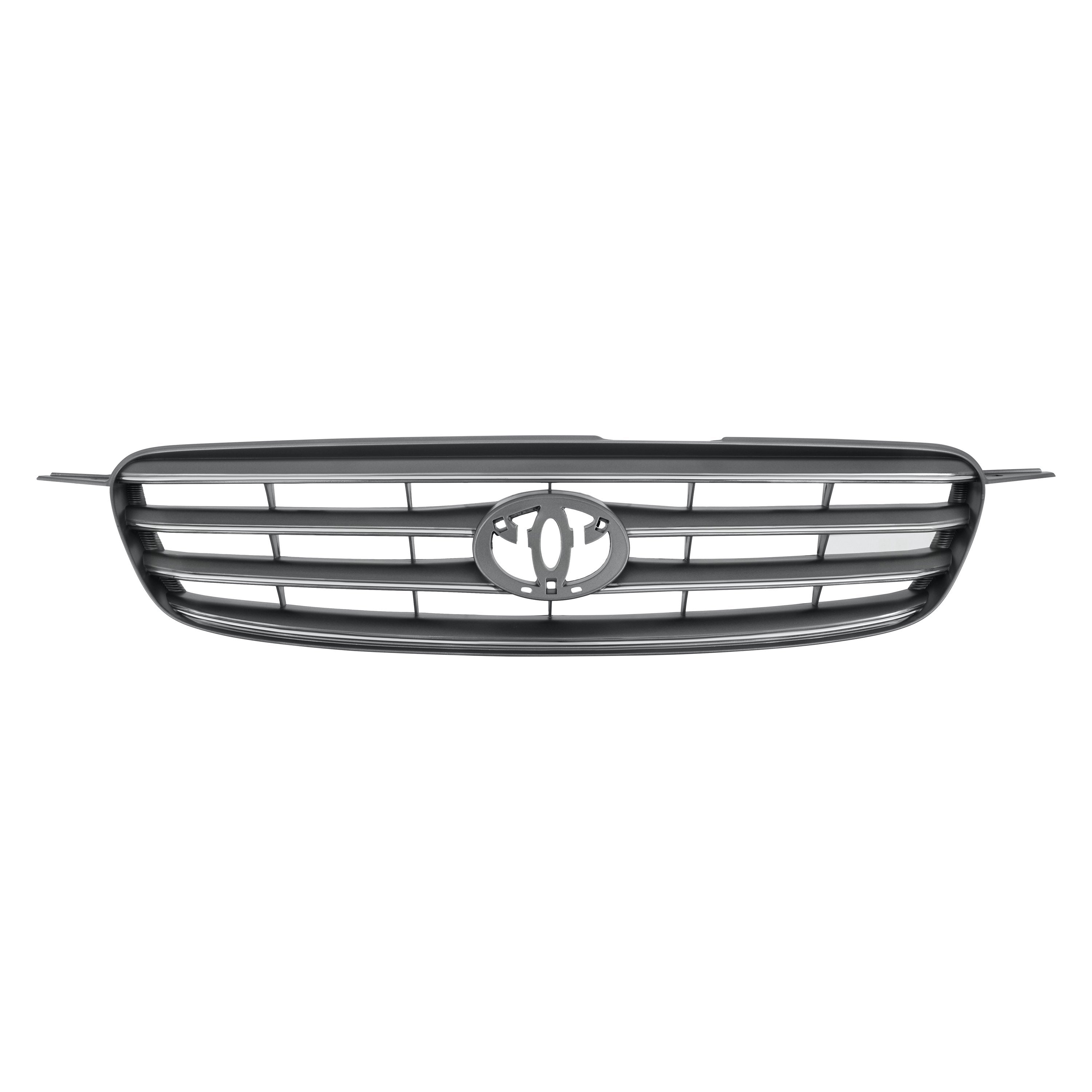TOYOTA COROLLA 2003-2008 — GRILLE ;CHROME/PAINTED-SILVER GRAY; SEDAN 2003-2004