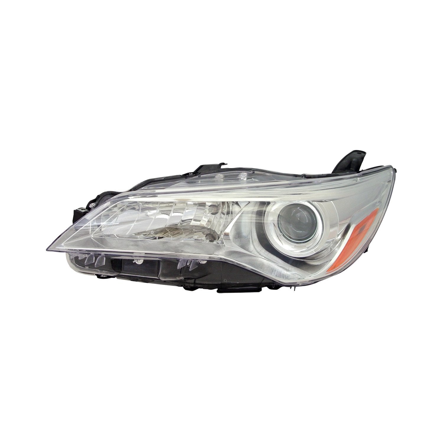 TOYOTA CAMRY 2015-2017 — HEAD LAMP HALOGEN LH; SMOKED CHROME BEZELBL; SE/XSE MODELS; CAMRY/HYB 2015-2017