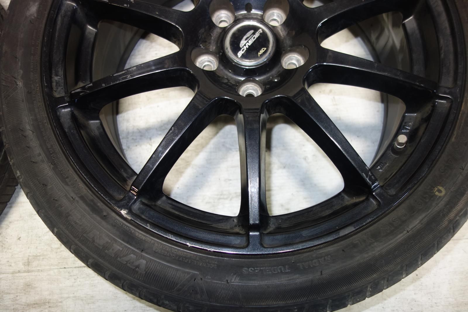 A-TECH SCHNEDER 18×8J +35 PCD114.3 Used JDM Schneider A-Tech 5x100 & 5x114.3 ET46 17inch Mags for Sale