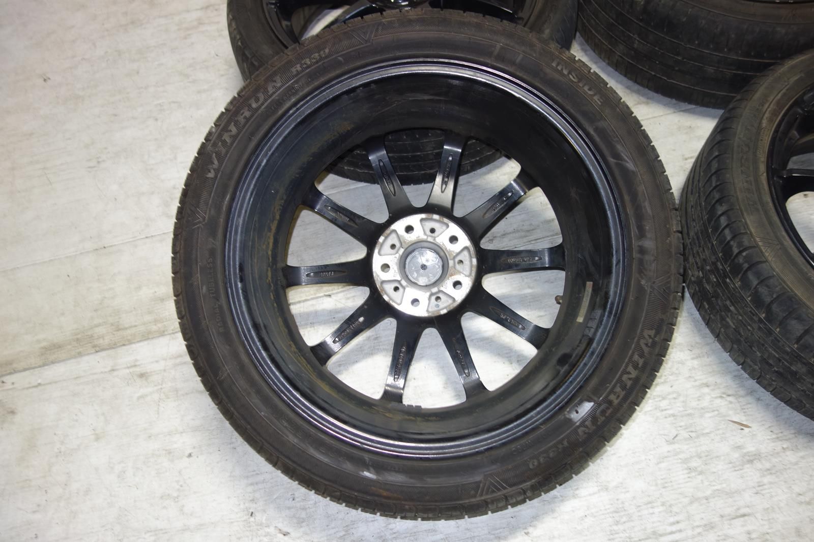 A-Tech Schneider Rims Wheels Tires 5x114.3 18x7 +55 Offset