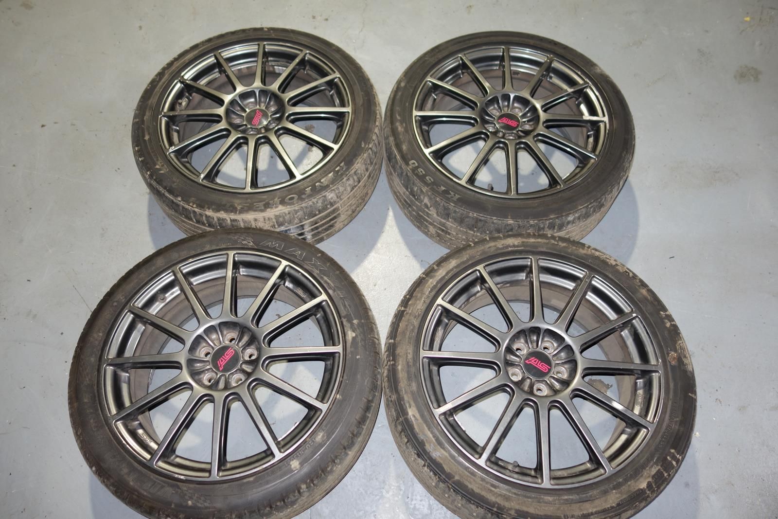 JDM Subaru STi Enkei 5x100 Wheels Rims Mags 18