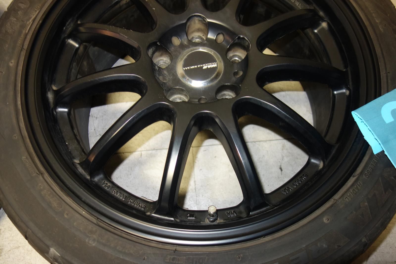[売れました] work emotion 11r 17インチ Work Emotion 11R 17 inch 7J-17 +47 5x100 5 hole hub 60 For 86 BRZ
