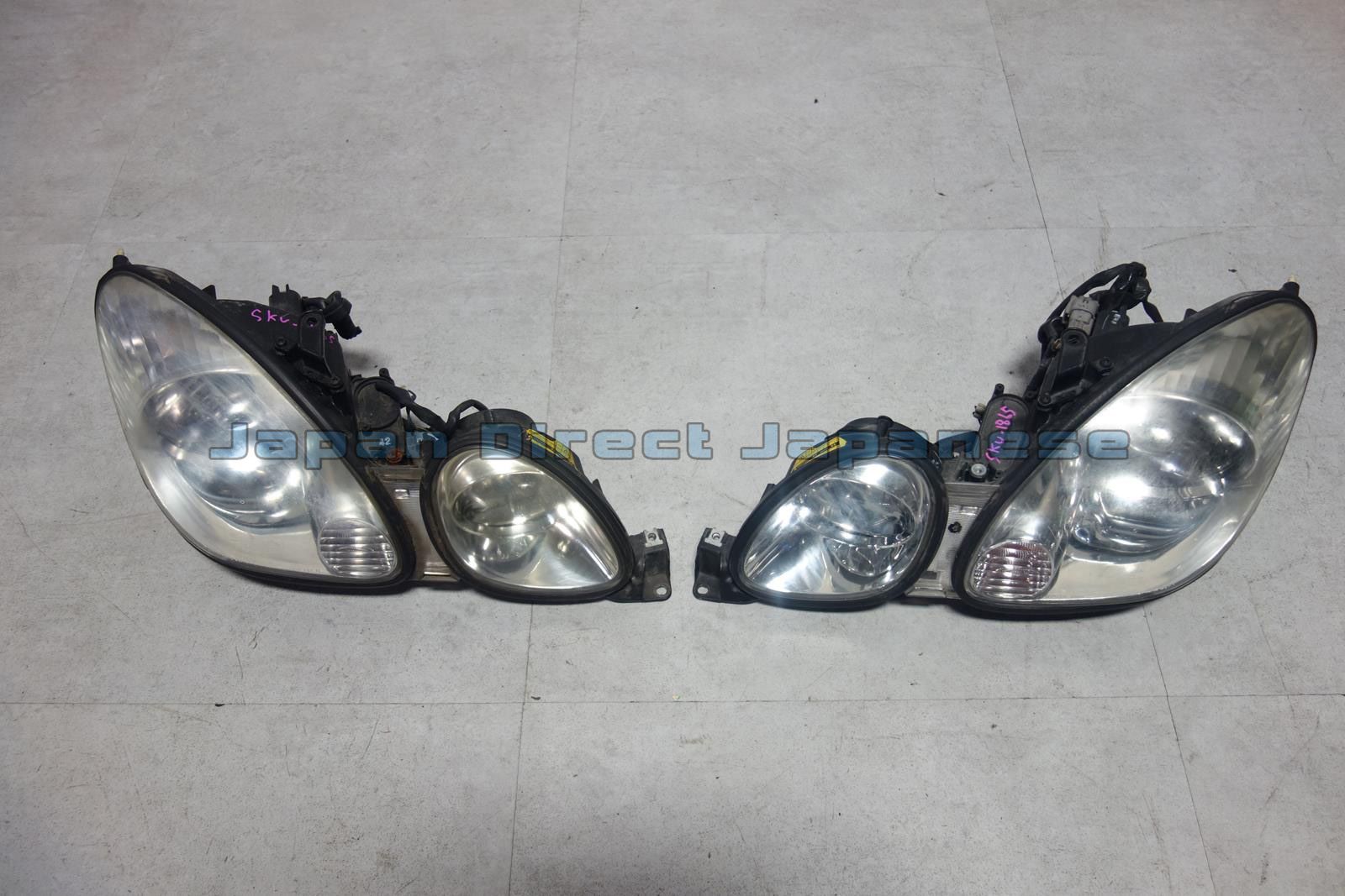 Lexus GS300 GS400 GS430 OEM Headlights Head lights lamps pair