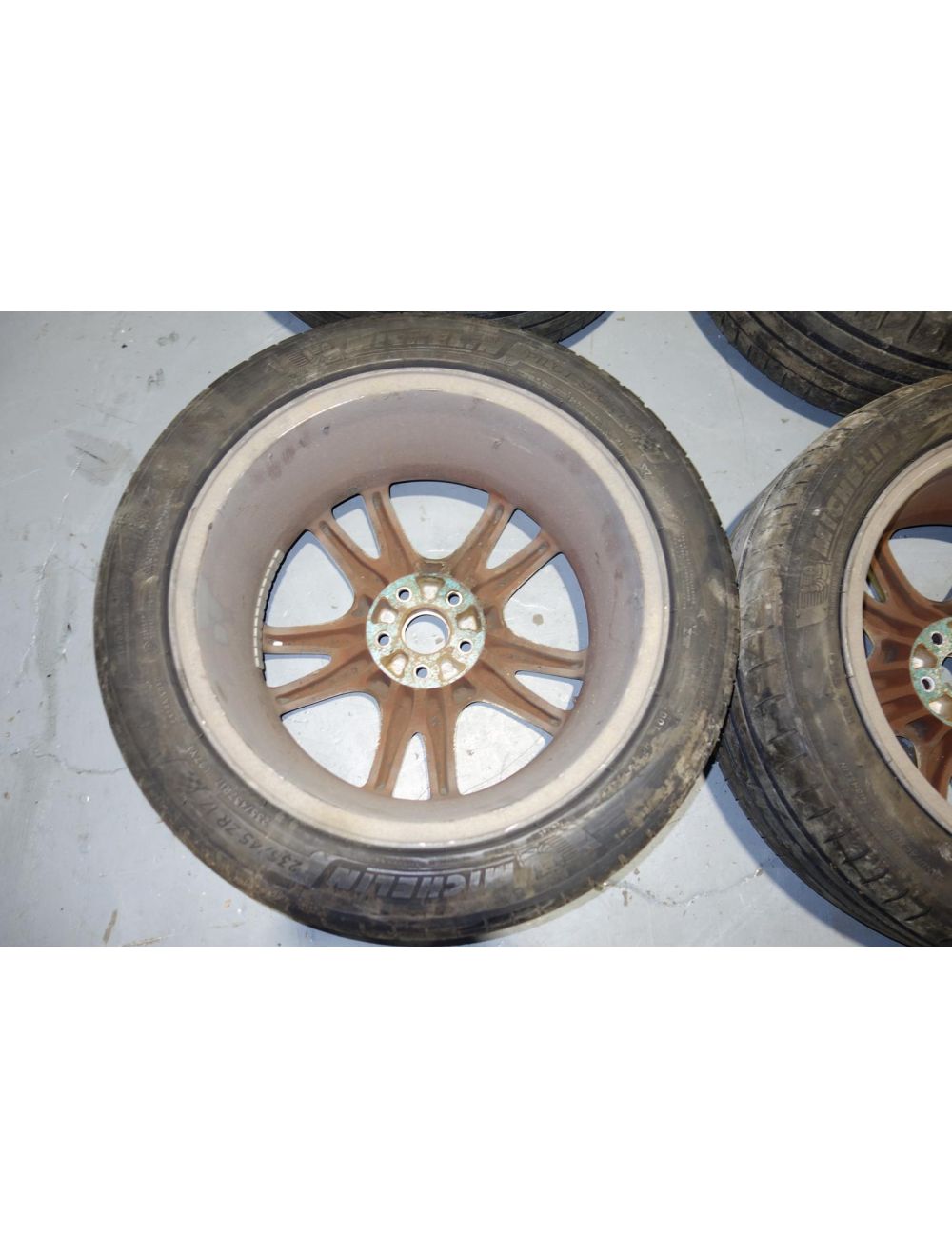 JDM Subaru Impreza WRX STI GDB Gold Enkei 5x100 Wheels Brembo