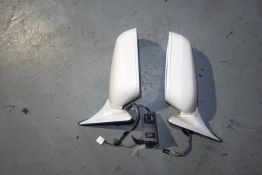 JDM Lexus GS300 GS400 GS430 Power Folding Mirrors With Switch Door Mirror Aristo JZS161 White 1998-2005