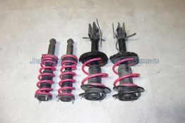 JDM Subaru Legacy KYB Shocks Struts Pink STi Coil Spring Suspension 2005-2009